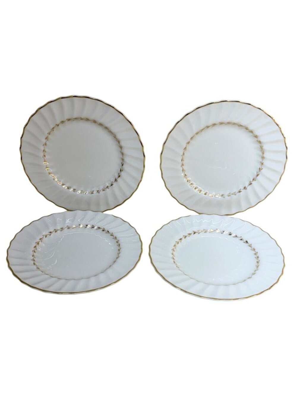 4 Royal Doulton English Fine Bone China Adrian H4816 Bread Plates 6 1/2"